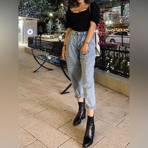 Boyfriend Jeans with seams in front